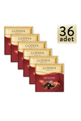 Godiva Kare Bademli-Bitterli Çikolata 60 gr 36 Adet