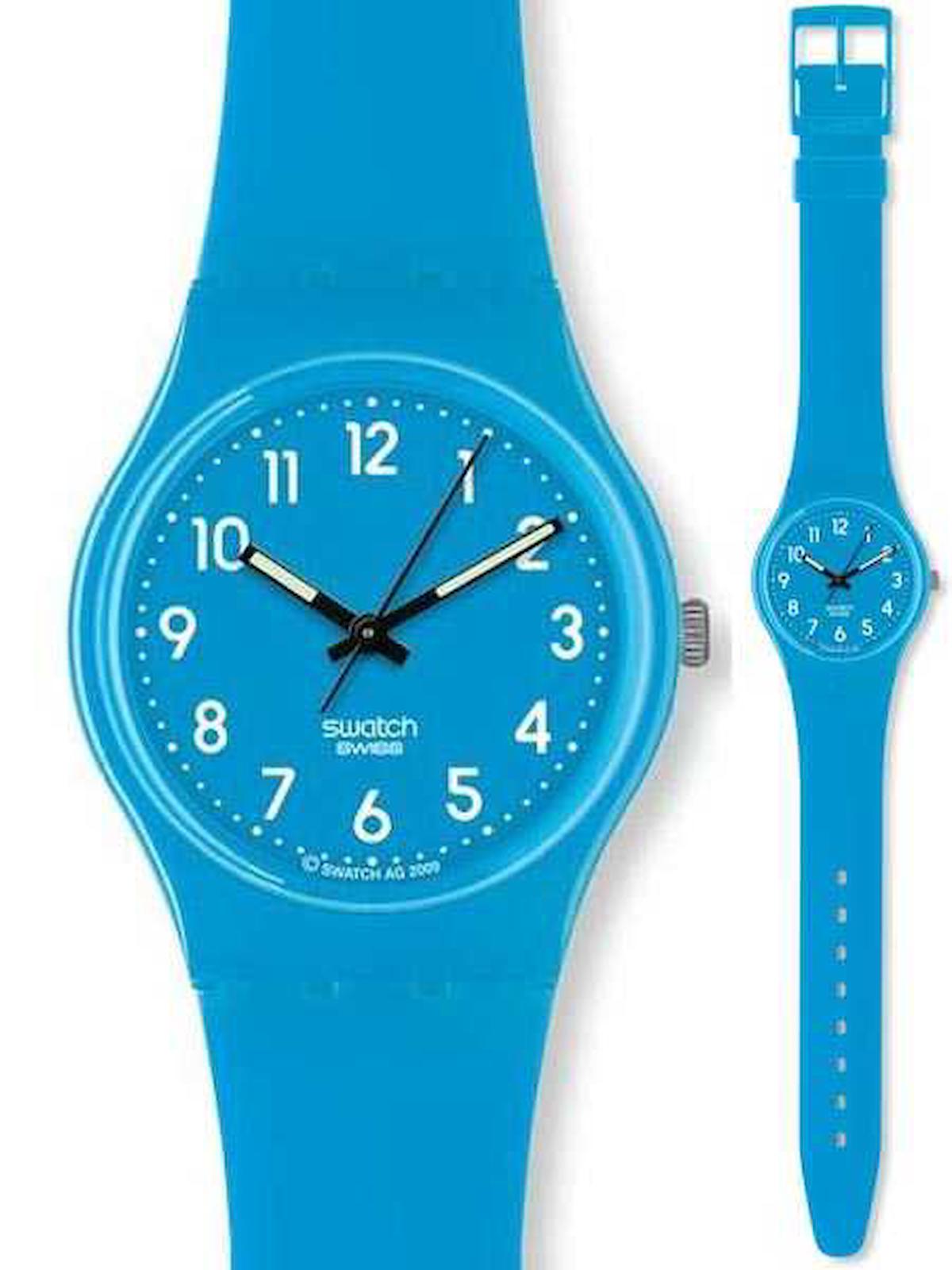 Swatch GS138 44 mm Mavi Silikon Kordon Analog Erkek Kol Saati