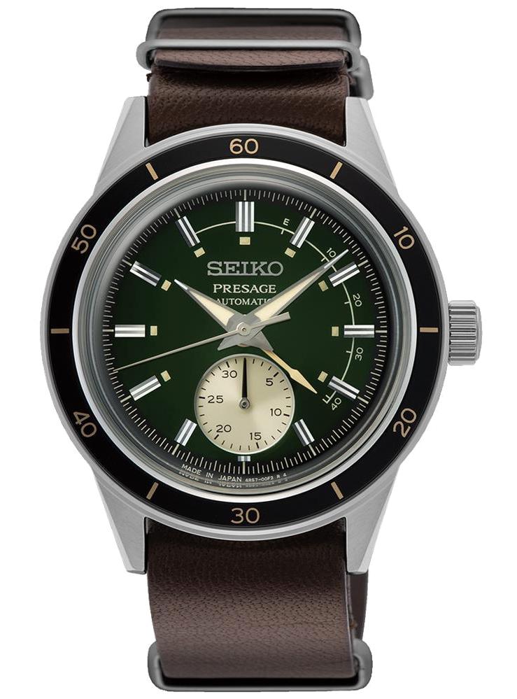 Seiko SSA451J Takvimli 40.8 mm Kahverengi Deri Kordon Analog Erkek Kol Saati