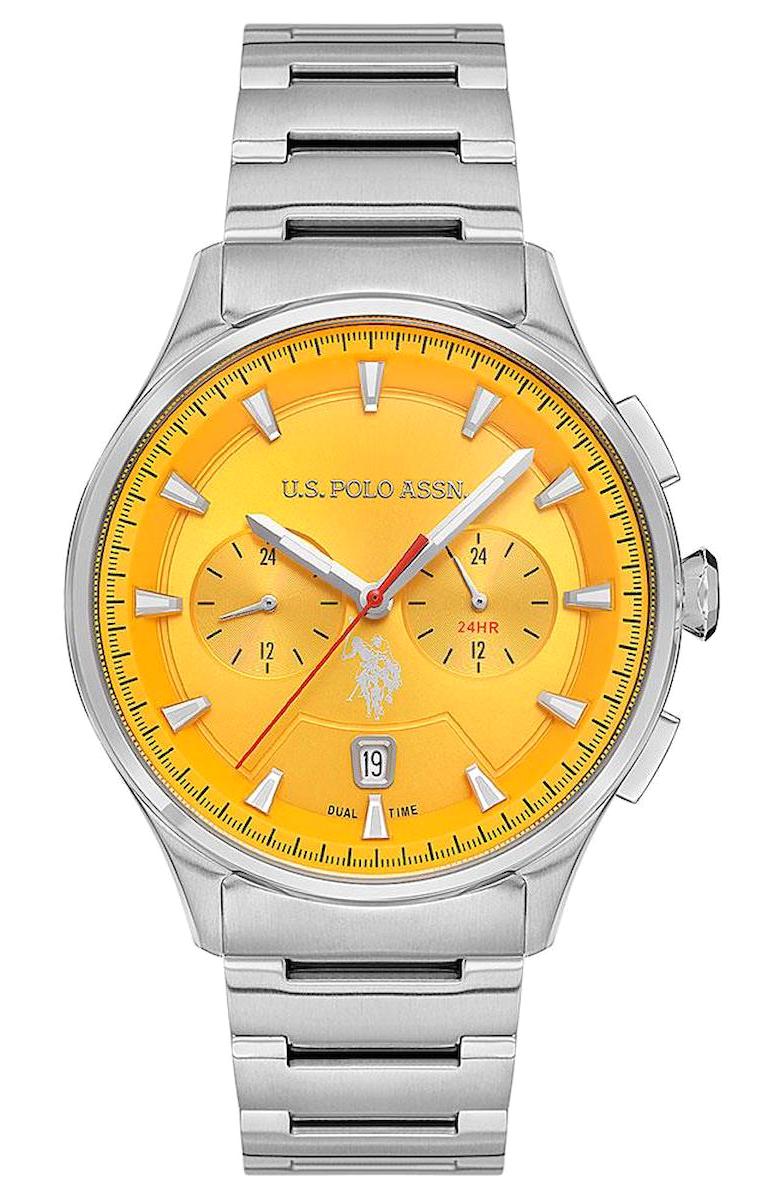 U.S. Polo Assn USPA1080-04 Takvimli 44 mm Çelik Kordon Analog Erkek Kol Saati