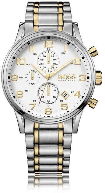 Hugo Boss HB1513236 Altın-Metal Kordon Analog Erkek Kol Saati