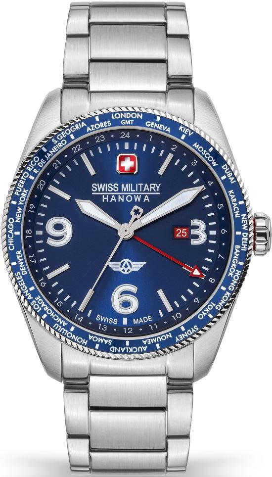 Swiss Military SMWGH2100905 Takvimli 44 mm Çelik Kordon Analog Erkek Kol Saati