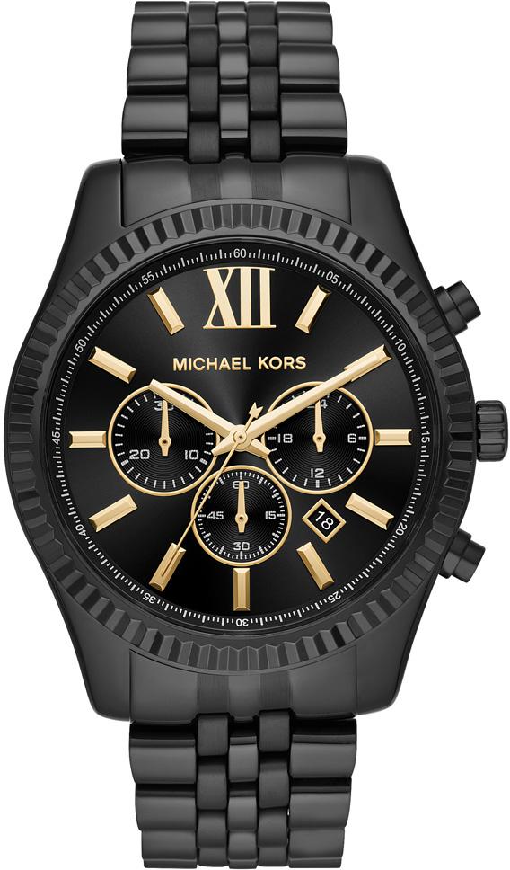 Michael Kors MK8603 Takvimli 44 mm Siyah Metal Kordon Analog Erkek Kol Saati