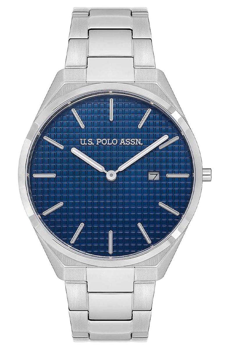 U.S. Polo Assn USPA1081-02 Takvimli 40 mm Çelik Kordon Analog Erkek Kol Saati