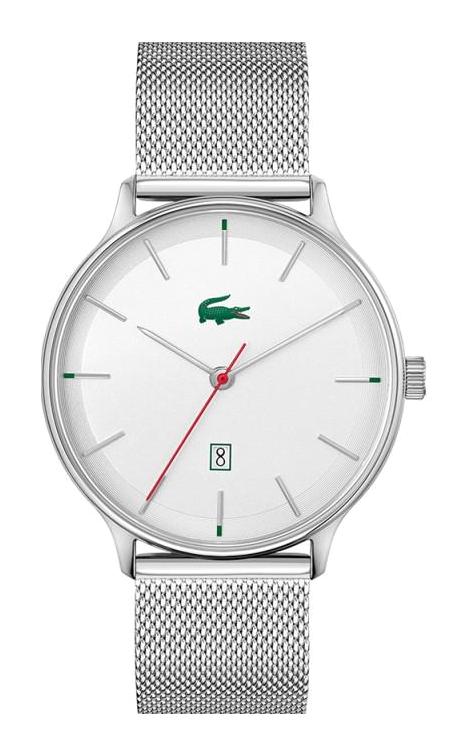 Lacoste LAC2011201 Takvimli 42 mm Çelik Kordon Analog Erkek Kol Saati