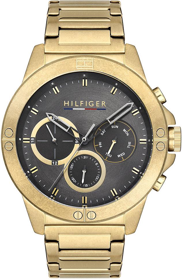 Tommy Hilfiger TH1791891 Takvimli 44 mm Altın Çelik Kordon Analog Erkek Kol Saati