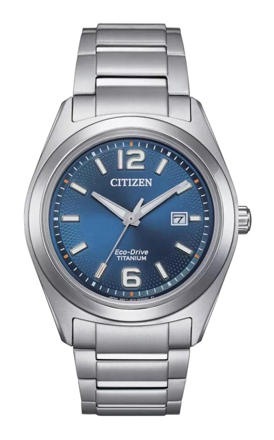 Citizen AW1641-81L Takvimli Gri Titanyum Kordon Analog Kol Saati