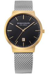 Romanson TM8A43MMWGA31G Takvimli 40 mm Çelik Kordon Analog Erkek Kol Saati