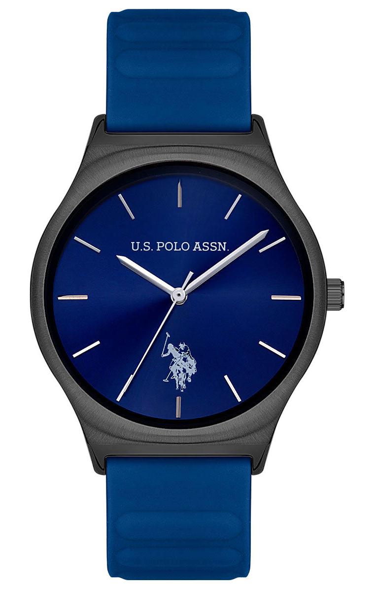 U.S. Polo Assn USPA1078-03 41 mm Lacivert Silikon Kordon Analog Kol Saati