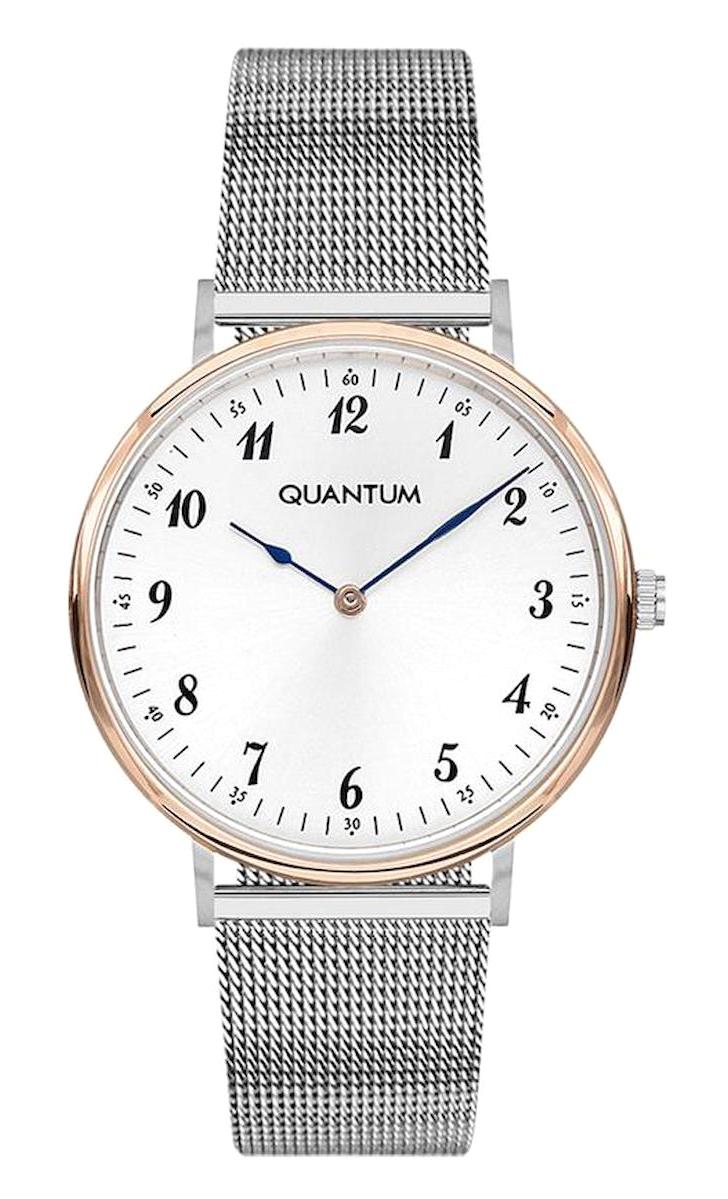 Quantum LFL571.530 41 mm Gri Deri Kordon Analog Erkek Kol Saati