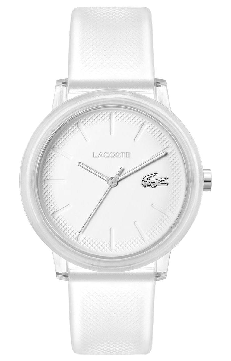 Lacoste LAC2011317 44 mm Beyaz Silikon Kordon Analog Erkek Kol Saati