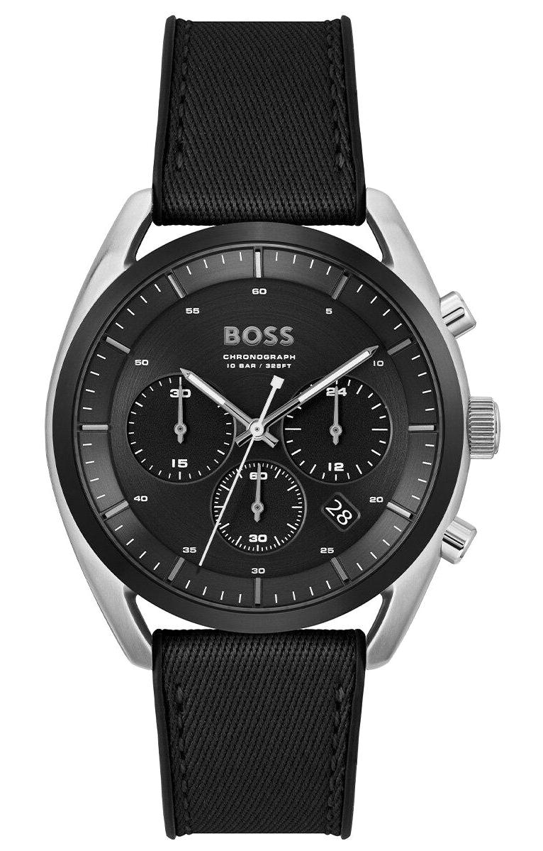 Boss Watches HB1514091 Takvimli 44 mm Siyah Silikon Kordon Analog Erkek Kol Saati