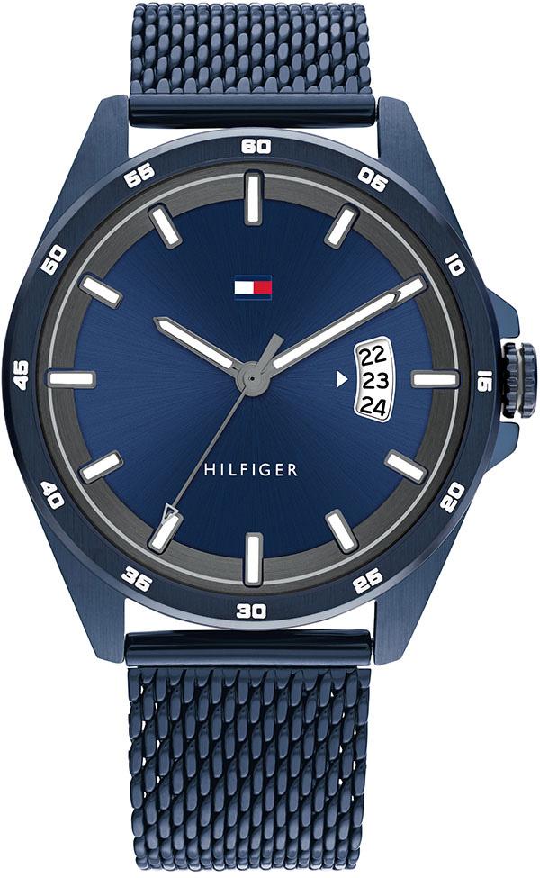 Tommy Hilfiger TH1791911 Takvimli 42 mm Lacivert Çelik Kordon Analog Erkek Kol Saati