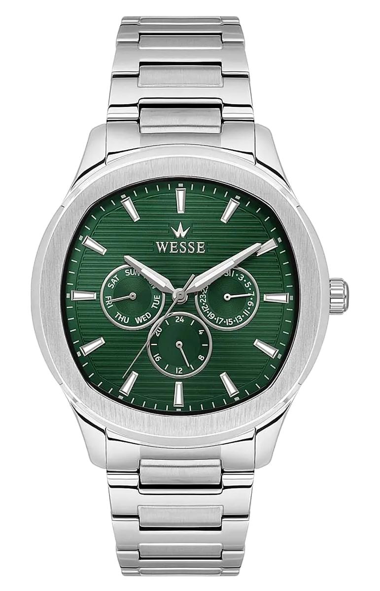 Wesse WWG402902 Pusulalı Takvimli 44 mm Çelik Kordon Analog Erkek Kol Saati