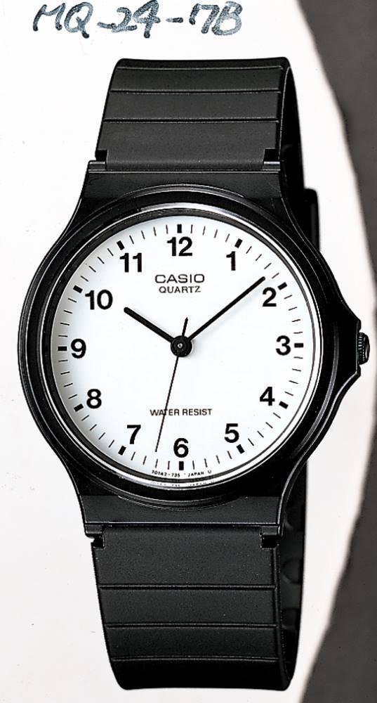 Casio MQ-24-7BLDF 33.8 mm Siyah Silikon Kordon Analog Kol Saati