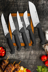 CASTLE KITCHEN Incisive Serisi 5 Parça Mutfak Bıçak Seti Et Ekmek Sebze Meyve Bıçak