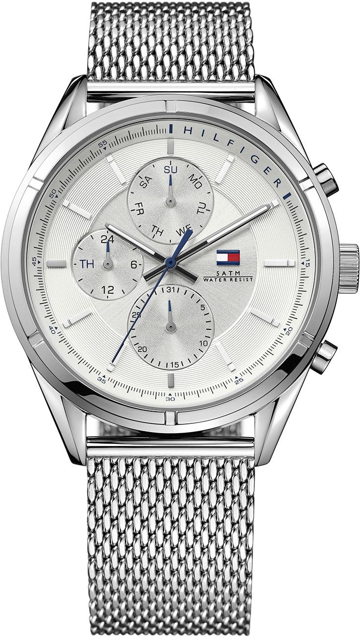 Tommy Hilfiger TH1791128 Takvimli 44 mm Çelik Kordon Analog Kol Saati