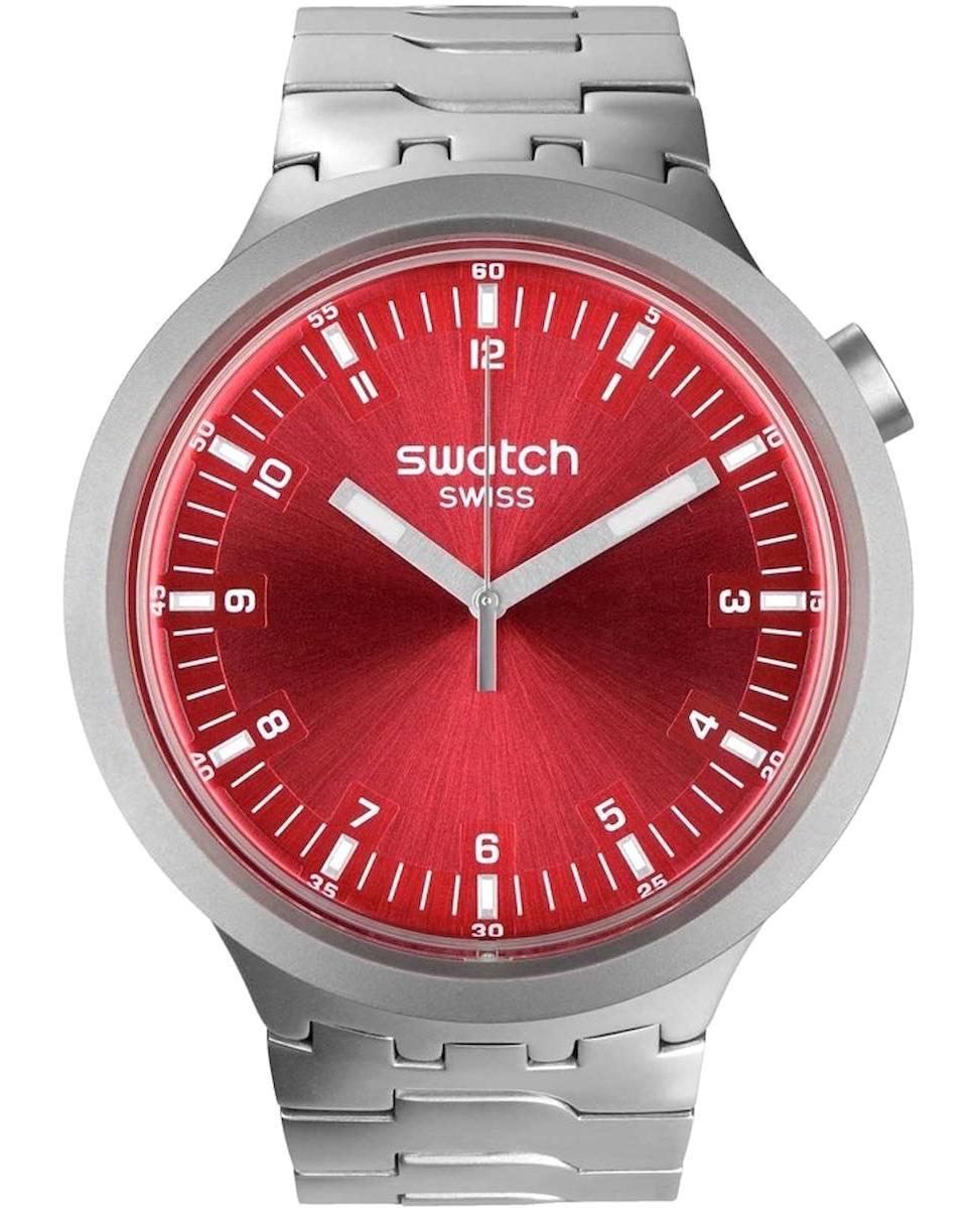 Swatch SB07S104G Takvimli 44 mm Çelik Kordon Analog Kol Saati