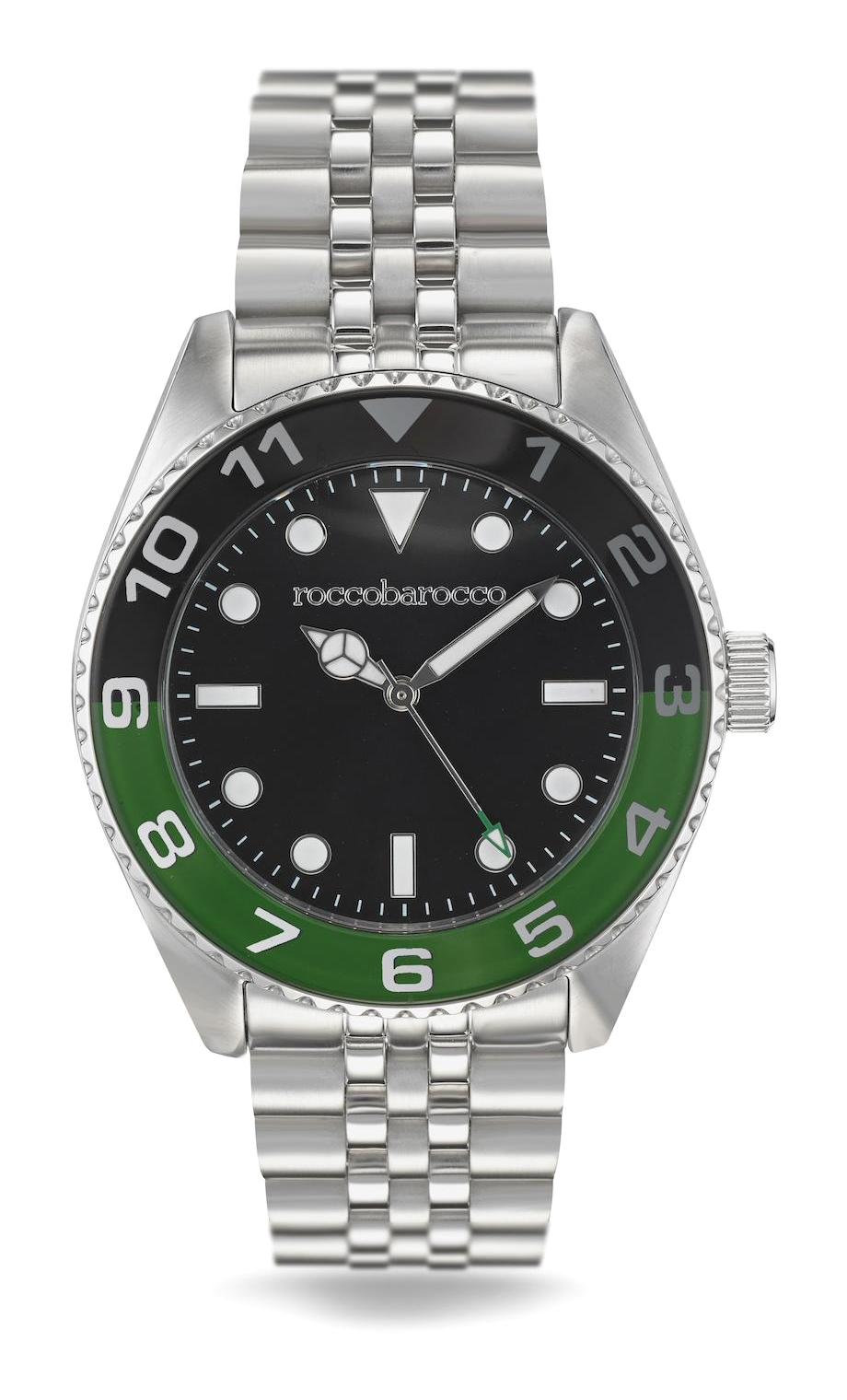 Rocco Barocco RB.4886M-10M 40 mm Çelik Kordon Analog Erkek Kol Saati