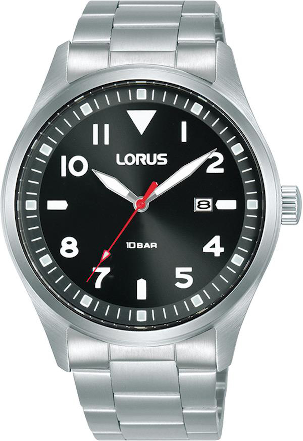 Lorus RH923QX9 Takvimli 42 mm Çelik Kordon Analog Erkek Kol Saati