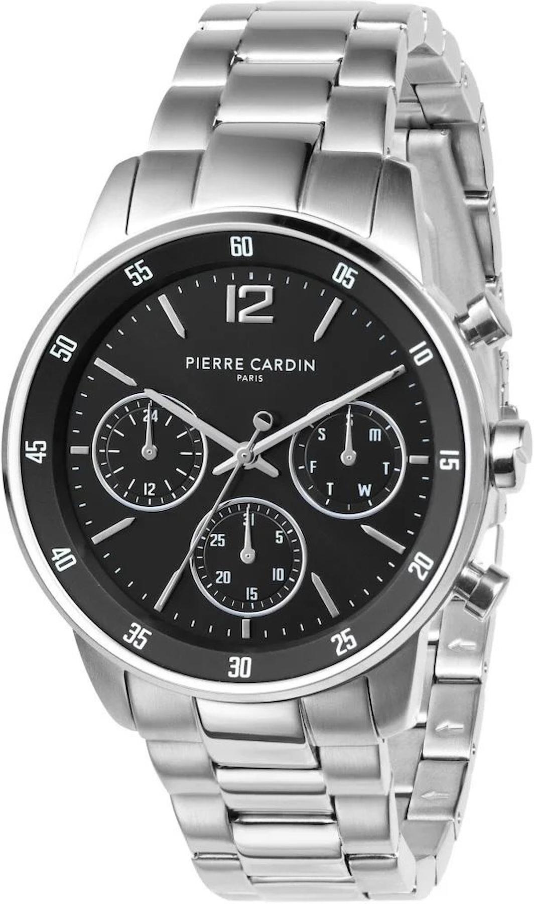 Pierre Cardin CMR.1003 Takvimli 40 mm Çelik Kordon Analog Erkek Kol Saati