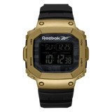 Reebok RV-POD-G9-PJPB-BS Takvimli 48 mm Siyah Plastik Kordon Analog Kol Saati