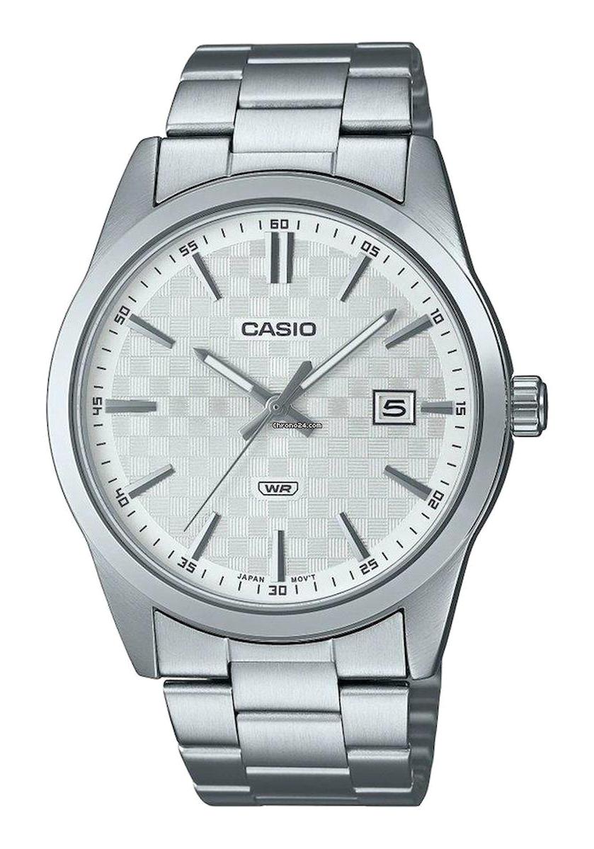 Casio MTP-VD03D-7AUDF Takvimli Çelik Kordon Analog Erkek Kol Saati