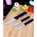 Incisive Serisi 3 Parça Mutfak Bıçak Seti Et Ekmek Sebze Meyve Bıçak