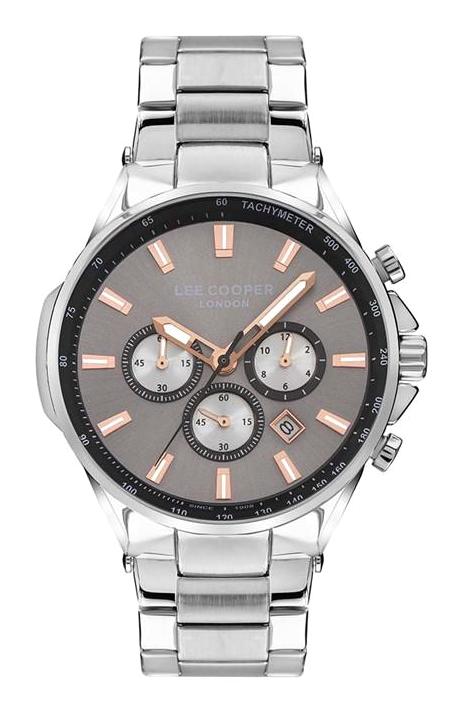 Lee Cooper LC07381.560.NM Takvimli 43 mm Çelik Kordon Analog Erkek Kol Saati