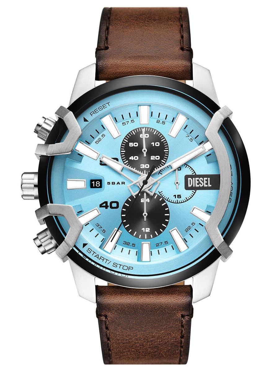 Diesel DZ4656 Takvimli 42 mm Kahverengi Deri Kordon Analog Erkek Kol Saati