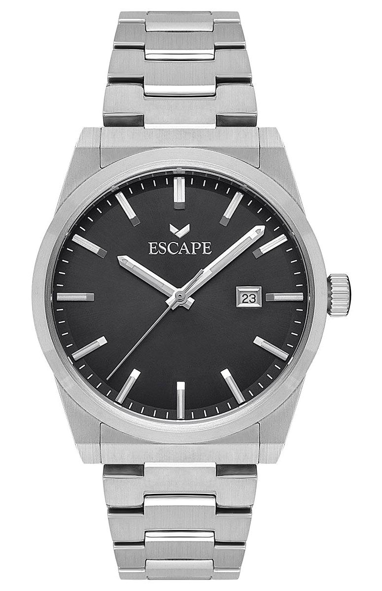 Escape ESCP103403 Takvimli 40 mm Çelik Kordon Analog Erkek Kol Saati