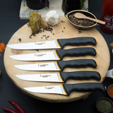 Lizbisa Platinum Serisi Mutfak Bıçak Seti Et Ekmek Meyve Sebze Bıçağı 5 Li Set