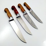 Göcen 4 Parça Mutfak Bıçağı Hediyelik Bıçak Seti Paslanmaz Yüksek Kaliteli Bıçaklar Ekstra Keskin Et ve Sebze Bıçağı