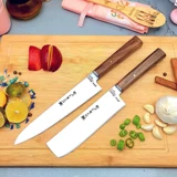 Castle Elite Serisi 2'li Mutfak Şef Bıçağı Et Ekmek Sebze Şef Bıçak Seti