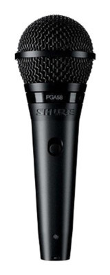 Shure PGA58-XLR Dinamik Kablolu Siyah El Mikrofon