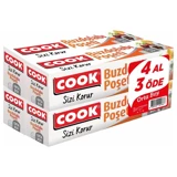 Cook Orta 24x38 Buz Dolabı Poşeti 4x20 Adet