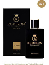 Romeron 324 Platin EDP Bergamot-Odunsu Erkek Parfüm 50 ml