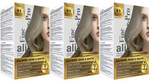 Alix Fine Color Pro 9.1 Küllü Sarı Krem Saç Boyası 3x50 ml