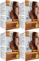 Alix Fine Color Pro 6.46 Kor Bakır Krem Saç Boyası 4x50 ml