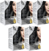 Alix Fine Color Pro 1.0 Siyah Krem Saç Boyası 5x50 ml