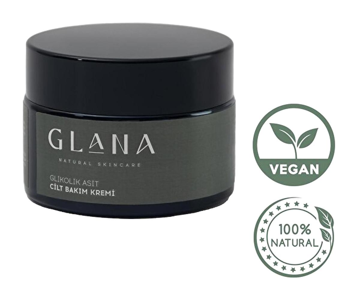 Glana Cosmetics Vegan Siyah Nokta Karşıtı Leke Giderici Sıkılaştırıcı Krem Kavanoz Yüz Peelingi 30 ml