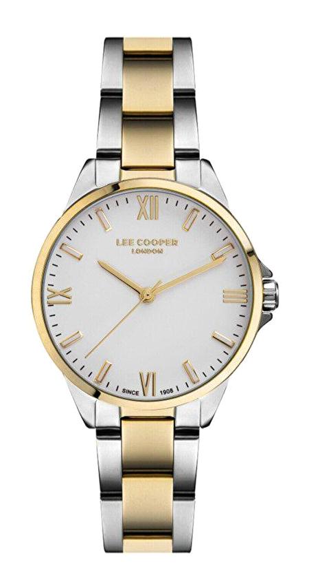 Lee Cooper LC07044.230 40 mm Gri Metal Kordon Analog Kadın Kol Saati