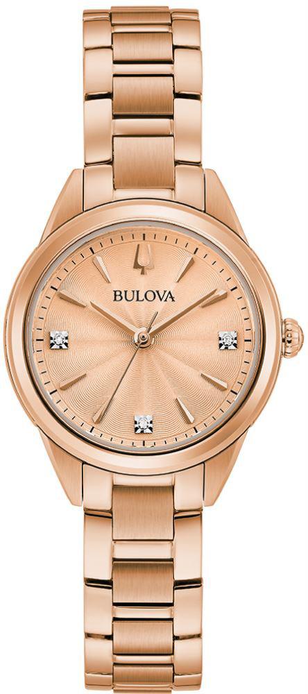 Bulova 97P151 28 mm Rose Gold Çelik Kordon Analog Kadın Kol Saati