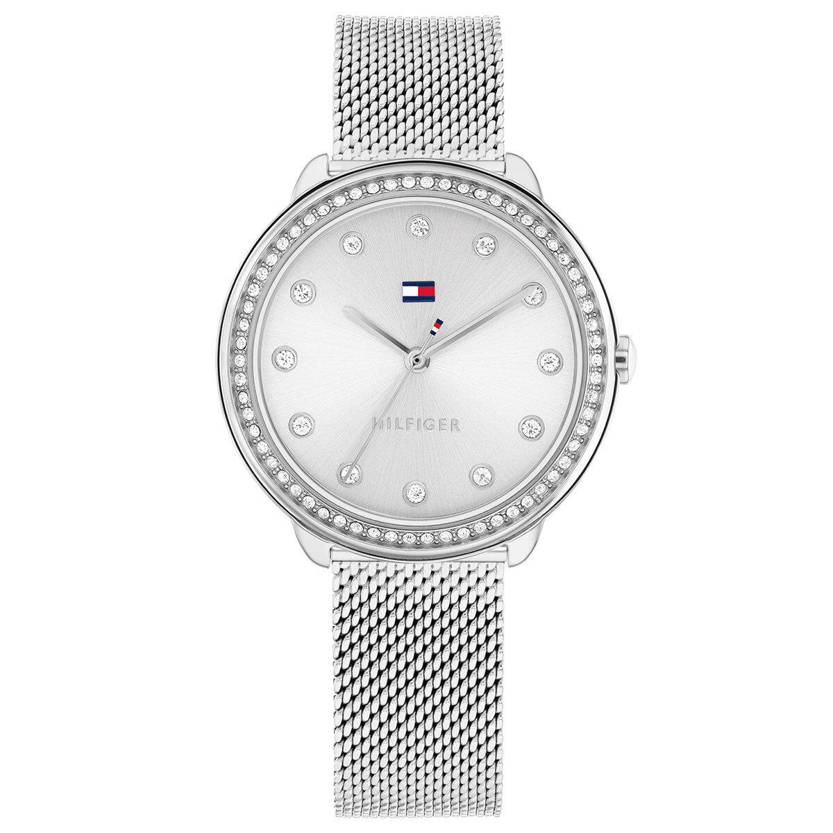 Tommy Hilfiger TH1782698 33 mm Gri Çelik-Hasır Kordon Analog Kadın Kol Saati