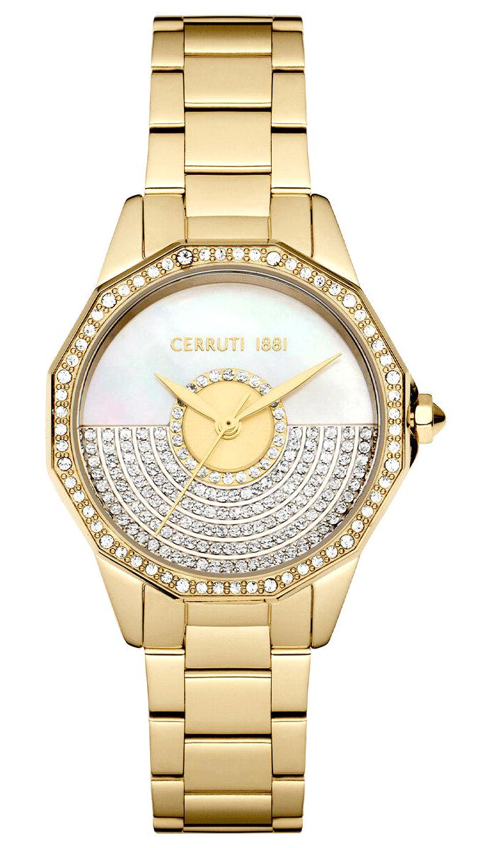 Cerruti 1881 CIWLG0008902 30 mm Altın Çelik Kordon Analog Kadın Kol Saati