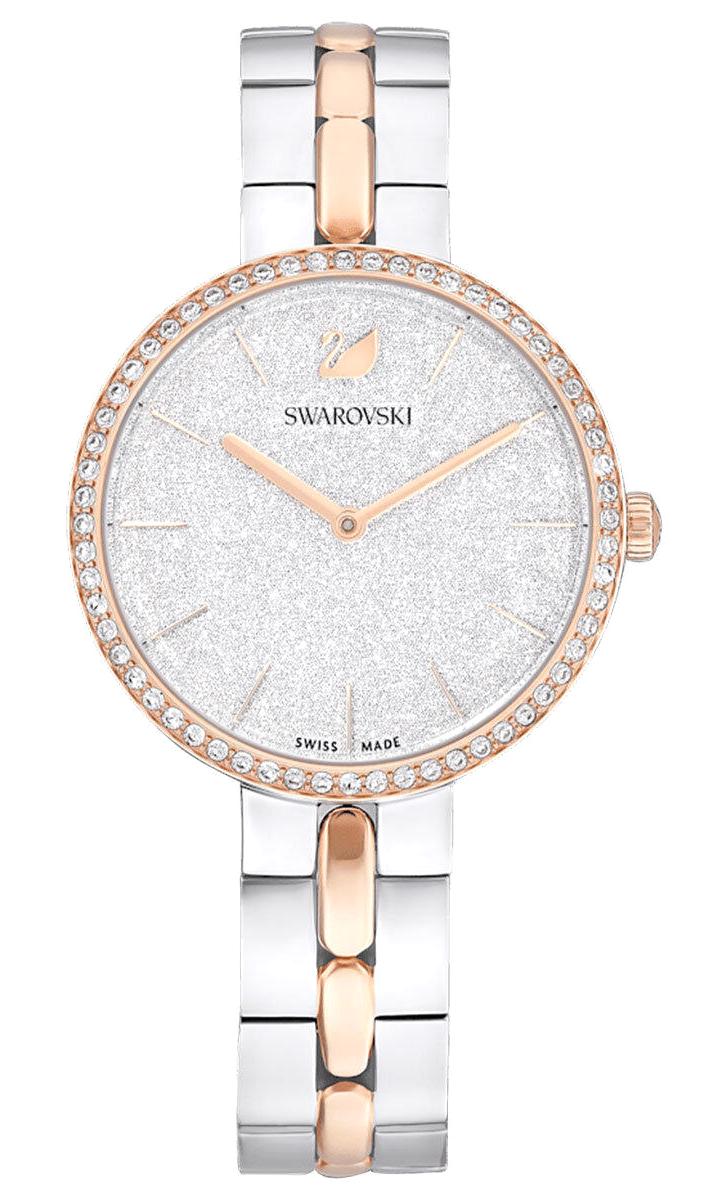 Swarovski SWR5644081 32 mm Gri-Rose Gold Metal Kordon Analog Kadın Kol Saati