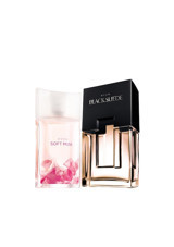 Avon Black Suede İkili Erkek-Kadın Parfüm Seti EDT + Soft Musk Kadın Parfüm