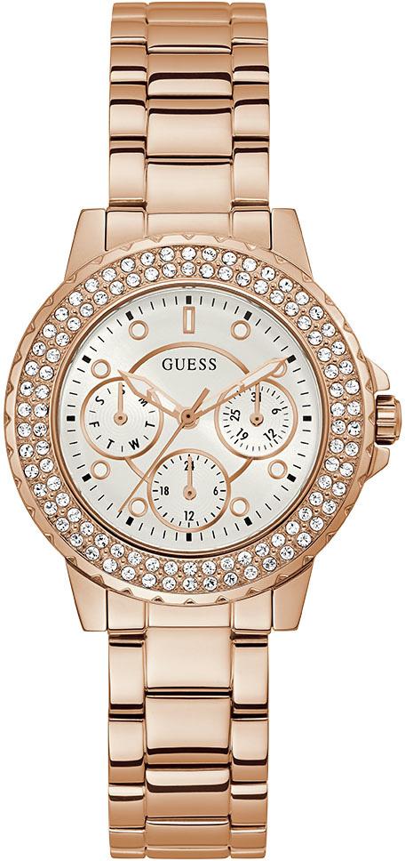 Guess GUGW0410L3 Takvimli 36 mm Beyaz Çelik Kordon Analog Kadın Kol Saati