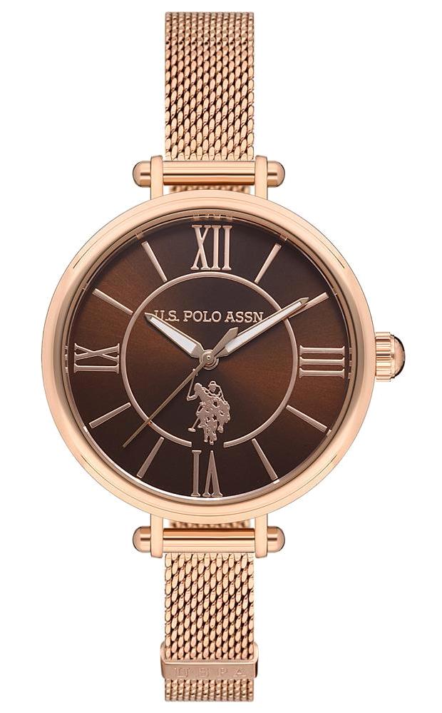 U.S. Polo Assn USPA2034-05 36 mm Rose Gold Çelik Kordon Analog Kadın Kol Saati