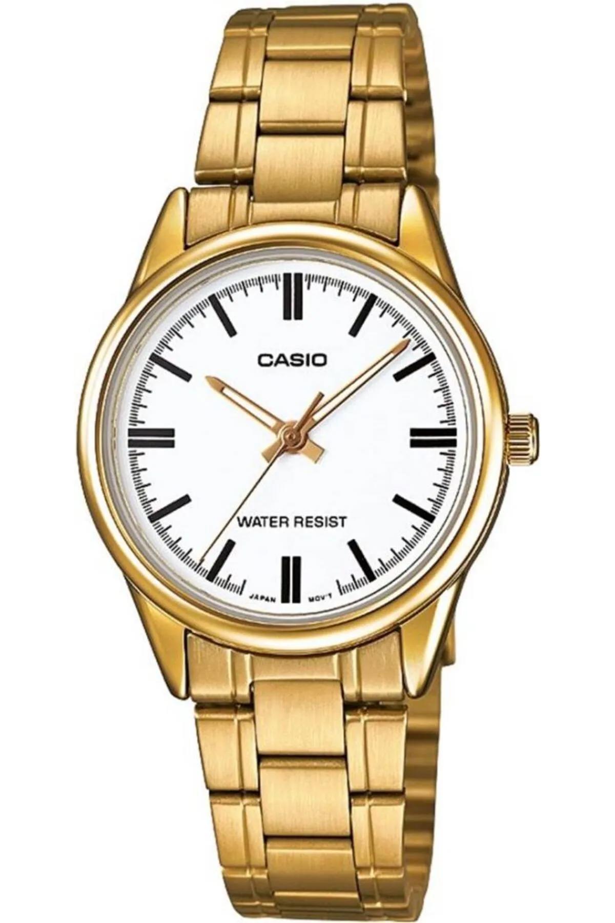 Casio LTP-V005G-7AUDF 28 mm Altın Çelik Kordon Analog Kadın Kol Saati